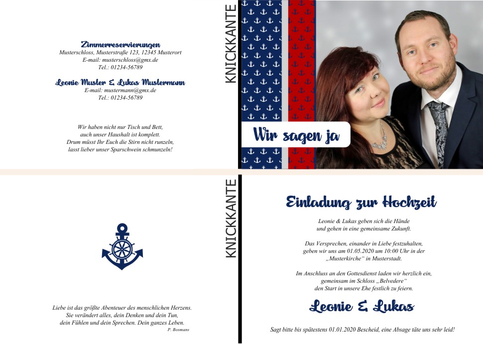  Einladungskarten Hochzeit, Hochzeitseinladungen, Hochzeitskarten, Einladungen für Hochzeit