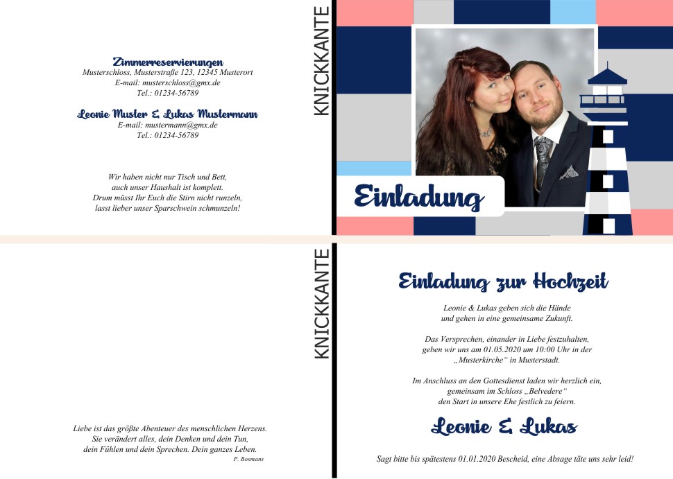  Einladungskarten Hochzeit, Hochzeitseinladungen, Hochzeitskarten, Einladungen für Hochzeit
