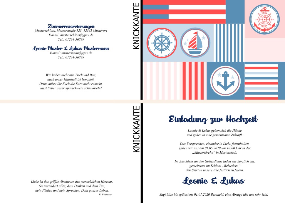  Einladungskarten Hochzeit, Hochzeitseinladungen, Hochzeitskarten, Einladungen für Hochzeit