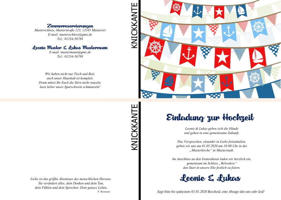  Einladungskarten Hochzeit, Hochzeitseinladungen, Hochzeitskarten, Einladungen für Hochzeit