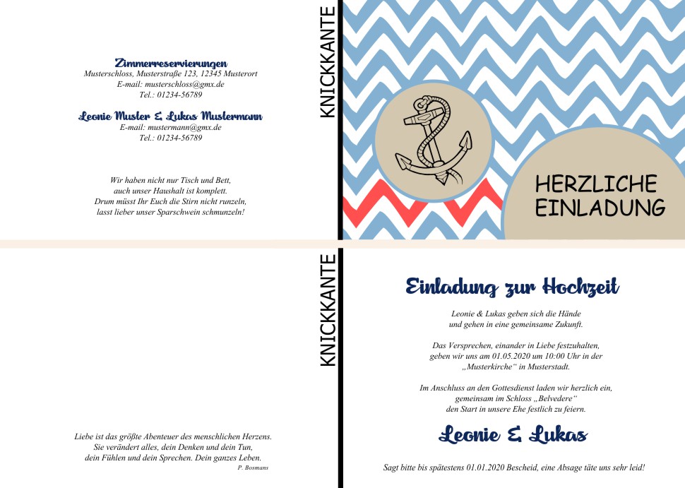  Einladungskarten Hochzeit, Hochzeitseinladungen, Hochzeitskarten, Einladungen für Hochzeit