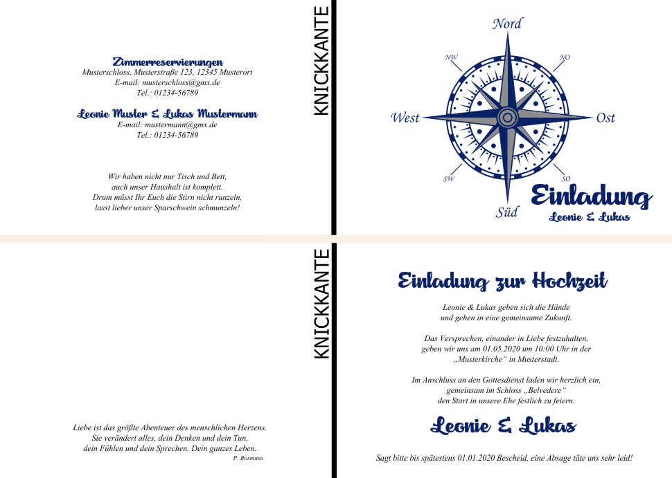  Einladungskarten Hochzeit, Hochzeitseinladungen, Hochzeitskarten, Einladungen für Hochzeit