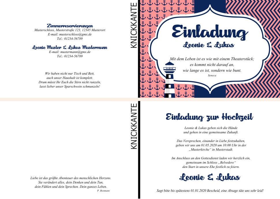  Einladungskarten Hochzeit, Hochzeitseinladungen, Hochzeitskarten, Einladungen für Hochzeit