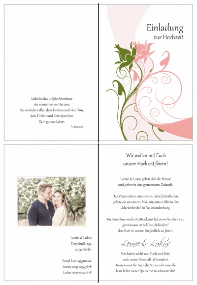  Einladungskarten Hochzeit, Hochzeitseinladungen, Hochzeitskarten, Einladungen für Hochzeit