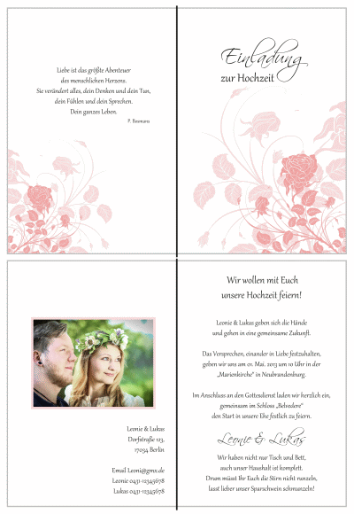  Einladungskarten Hochzeit, Hochzeitseinladungen, Hochzeitskarten, Einladungen für Hochzeit