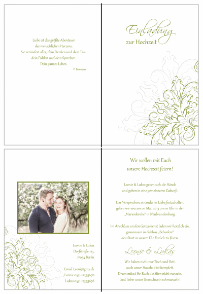  Einladungskarten Hochzeit, Hochzeitseinladungen, Hochzeitskarten, Einladungen für Hochzeit