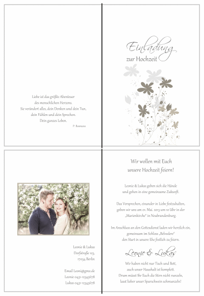  Einladungskarten Hochzeit, Hochzeitseinladungen, Hochzeitskarten, Einladungen für Hochzeit