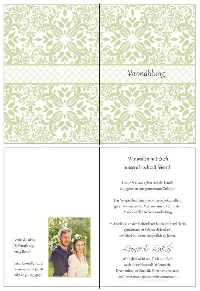  Einladungskarten Hochzeit, Hochzeitseinladungen, Hochzeitskarten, Einladungen für Hochzeit