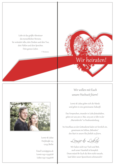  Einladungskarten Hochzeit, Hochzeitseinladungen, Hochzeitskarten, Einladungen für Hochzeit