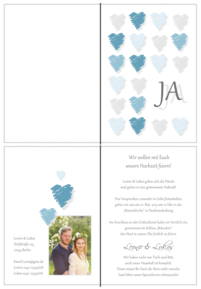  Einladungskarten Hochzeit, Hochzeitseinladungen, Hochzeitskarten, Einladungen für Hochzeit