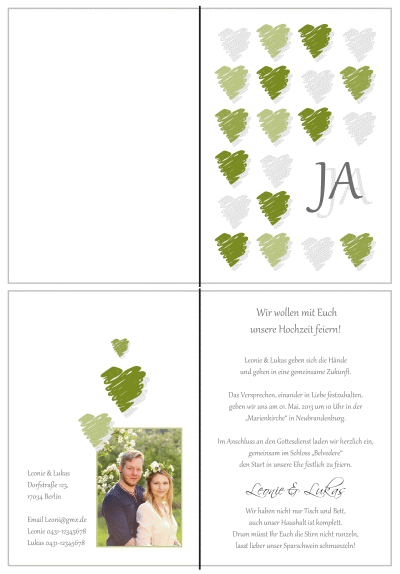  Einladungskarten Hochzeit, Hochzeitseinladungen, Hochzeitskarten, Einladungen für Hochzeit