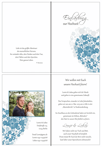  Einladungskarten Hochzeit, Hochzeitseinladungen, Hochzeitskarten, Einladungen für Hochzeit