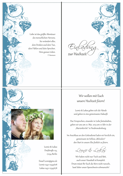  Einladungskarten Hochzeit, Hochzeitseinladungen, Hochzeitskarten, Einladungen für Hochzeit