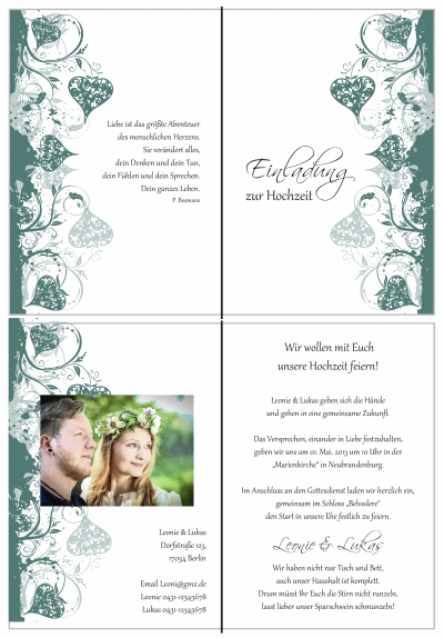  Einladungskarten Hochzeit, Hochzeitseinladungen, Hochzeitskarten, Einladungen für Hochzeit