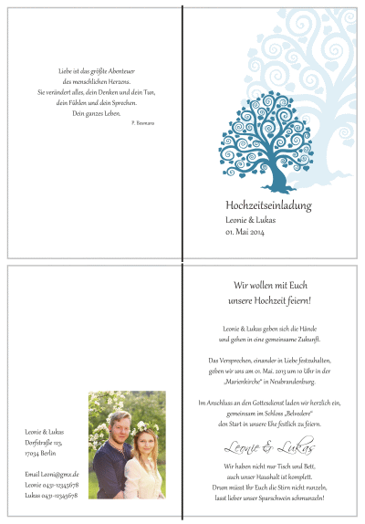  Einladungskarten Hochzeit, Hochzeitseinladungen, Hochzeitskarten, Einladungen für Hochzeit