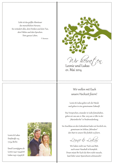  Einladungskarten Hochzeit, Hochzeitseinladungen, Hochzeitskarten, Einladungen für Hochzeit