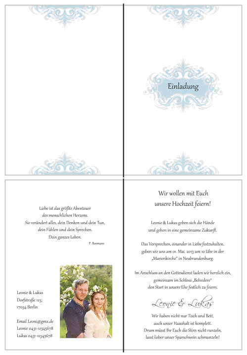  Einladungskarten Hochzeit, Hochzeitseinladungen, Hochzeitskarten, Einladungen für Hochzeit