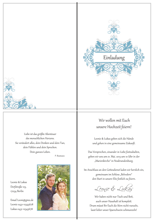  Einladungskarten Hochzeit, Hochzeitseinladungen, Hochzeitskarten, Einladungen für Hochzeit