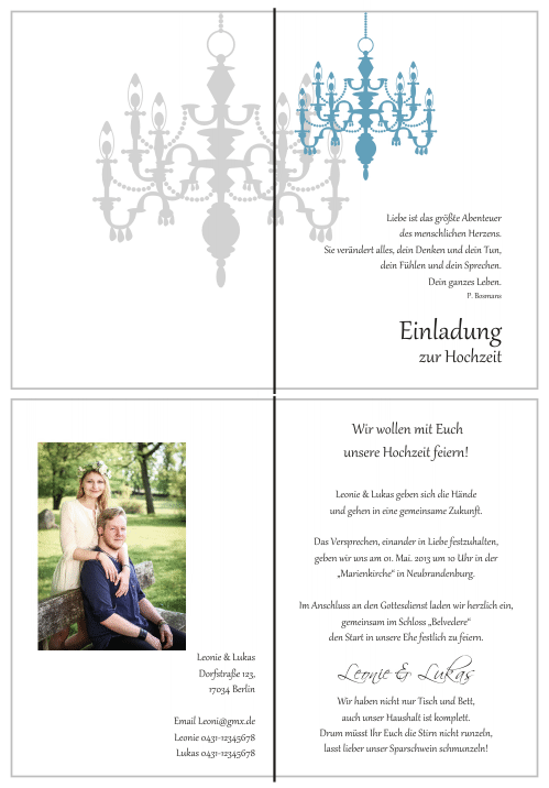  Einladungskarten Hochzeit, Hochzeitseinladungen, Hochzeitskarten, Einladungen für Hochzeit