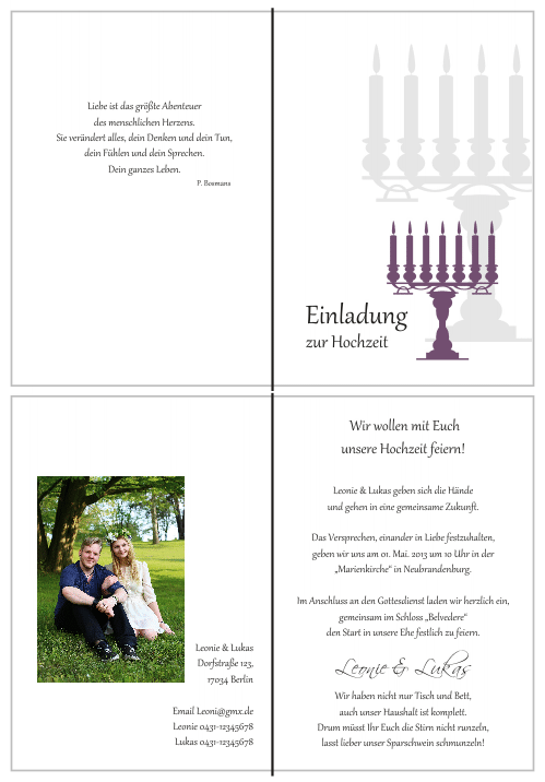  Einladungskarten Hochzeit, Hochzeitseinladungen, Hochzeitskarten, Einladungen für Hochzeit
