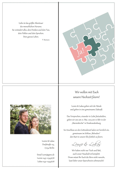  Einladungskarten Hochzeit, Hochzeitseinladungen, Hochzeitskarten, Einladungen für Hochzeit