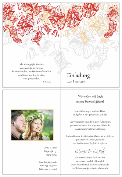  Einladungskarten Hochzeit, Hochzeitseinladungen, Hochzeitskarten, Einladungen für Hochzeit