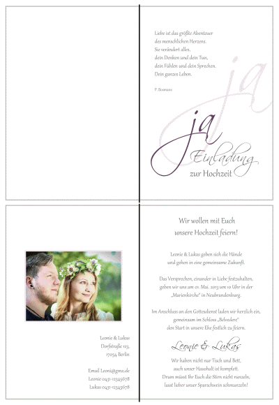  Einladungskarten Hochzeit, Hochzeitseinladungen, Hochzeitskarten, Einladungen für Hochzeit