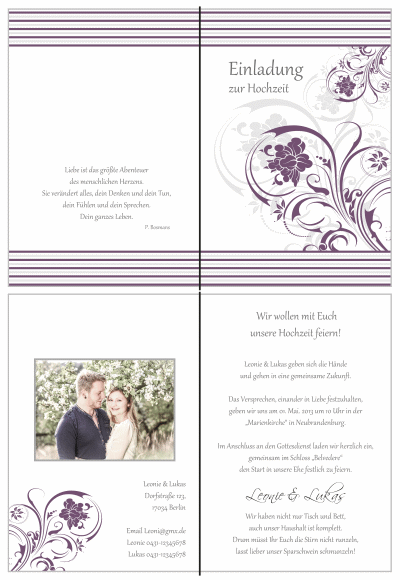  Einladungskarten Hochzeit, Hochzeitseinladungen, Hochzeitskarten, Einladungen für Hochzeit