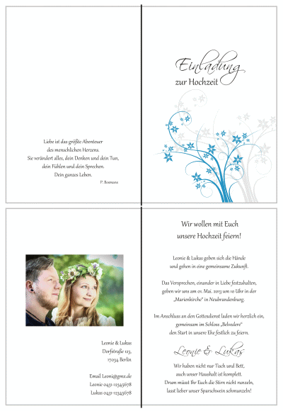  Einladungskarten Hochzeit, Hochzeitseinladungen, Hochzeitskarten, Einladungen für Hochzeit