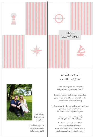  Einladungskarten Hochzeit, Hochzeitseinladungen, Hochzeitskarten, Einladungen für Hochzeit