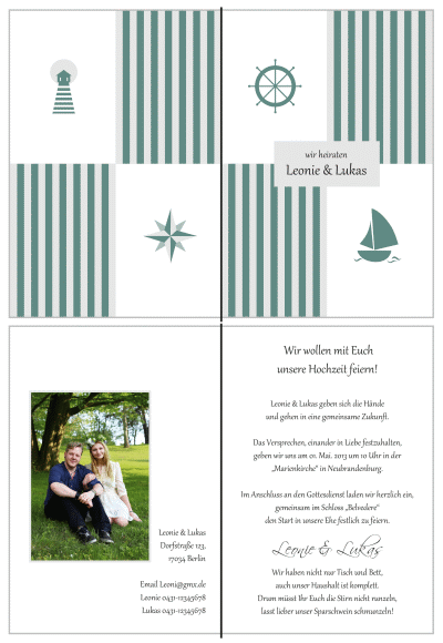  Einladungskarten Hochzeit, Hochzeitseinladungen, Hochzeitskarten, Einladungen für Hochzeit