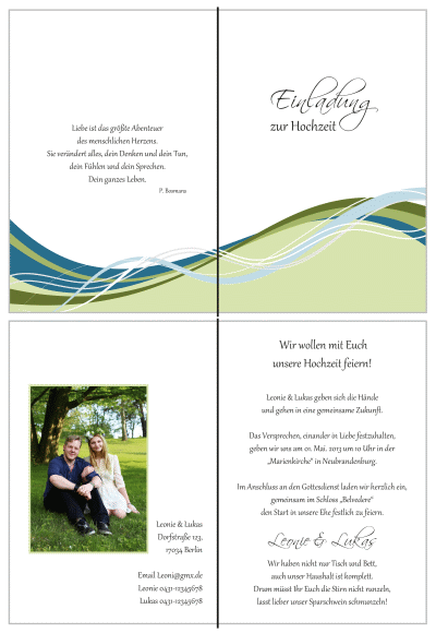  Einladungskarten Hochzeit, Hochzeitseinladungen, Hochzeitskarten, Einladungen für Hochzeit