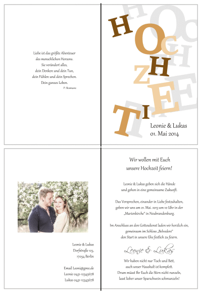  Einladungskarten Hochzeit, Hochzeitseinladungen, Hochzeitskarten, Einladungen für Hochzeit