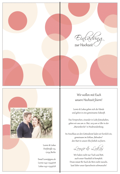  Einladungskarten Hochzeit, Hochzeitseinladungen, Hochzeitskarten, Einladungen für Hochzeit