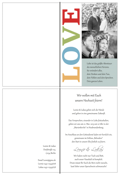  Einladungskarten Hochzeit, Hochzeitseinladungen, Hochzeitskarten, Einladungen für Hochzeit