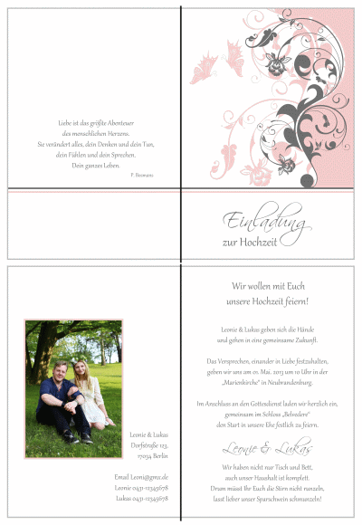  Einladungskarten Hochzeit, Hochzeitseinladungen, Hochzeitskarten, Einladungen für Hochzeit