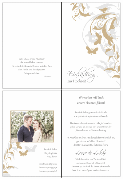  Einladungskarten Hochzeit, Hochzeitseinladungen, Hochzeitskarten, Einladungen für Hochzeit