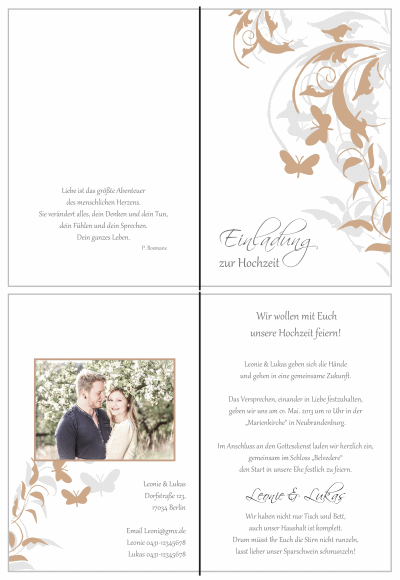  Einladungskarten Hochzeit, Hochzeitseinladungen, Hochzeitskarten, Einladungen für Hochzeit