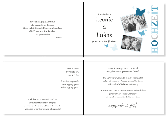  Einladungskarten Hochzeit, Hochzeitseinladungen, Hochzeitskarten, Einladungen für Hochzeit