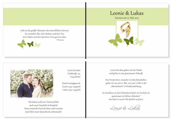  Einladungskarten Hochzeit, Hochzeitseinladungen, Hochzeitskarten, Einladungen für Hochzeit