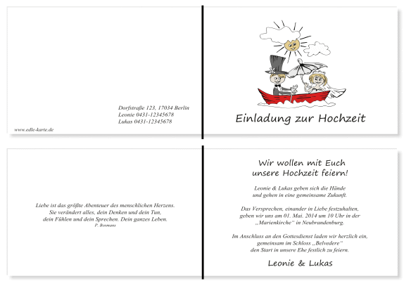  Einladungskarten Hochzeit, Hochzeitseinladungen, Hochzeitskarten, Einladungen für Hochzeit