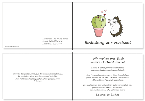  Einladungskarten Hochzeit, Hochzeitseinladungen, Hochzeitskarten, Einladungen für Hochzeit