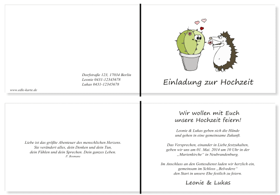  Einladungskarten Hochzeit, Hochzeitseinladungen, Hochzeitskarten, Einladungen für Hochzeit