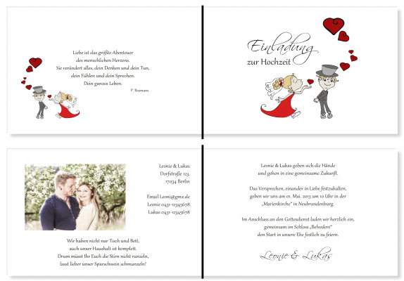  Einladungskarten Hochzeit, Hochzeitseinladungen, Hochzeitskarten, Einladungen für Hochzeit