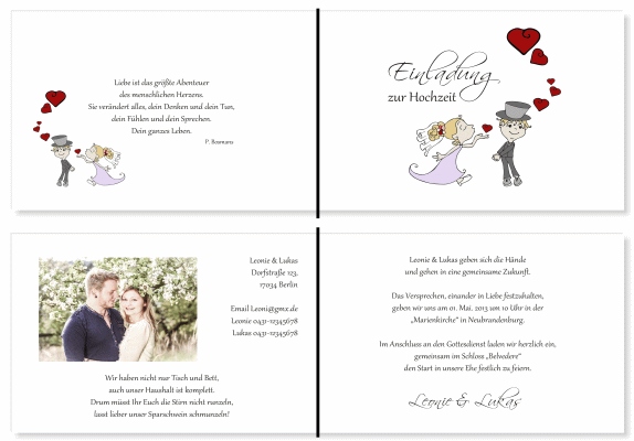  Einladungskarten Hochzeit, Hochzeitseinladungen, Hochzeitskarten, Einladungen für Hochzeit