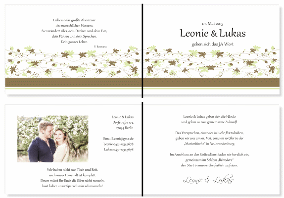  Einladungskarten Hochzeit, Hochzeitseinladungen, Hochzeitskarten, Einladungen f&uuml;r Hochzeit