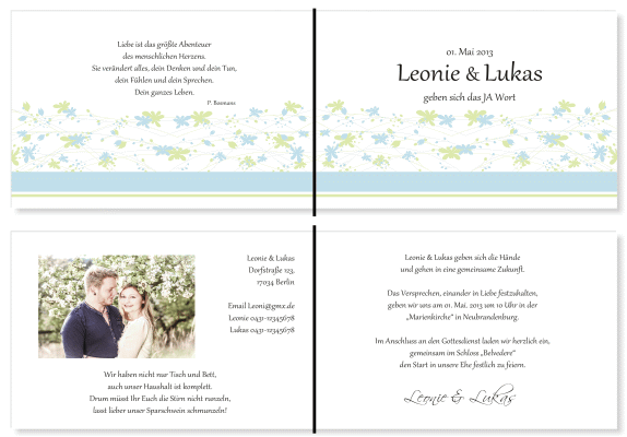  Einladungskarten Hochzeit, Hochzeitseinladungen, Hochzeitskarten, Einladungen f&uuml;r Hochzeit