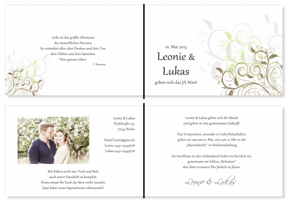  Einladungskarten Hochzeit, Hochzeitseinladungen, Hochzeitskarten, Einladungen f&uuml;r Hochzeit