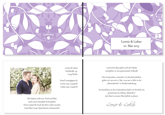  Einladungskarten Hochzeit, Hochzeitseinladungen, Hochzeitskarten, Einladungen f&uuml;r Hochzeit