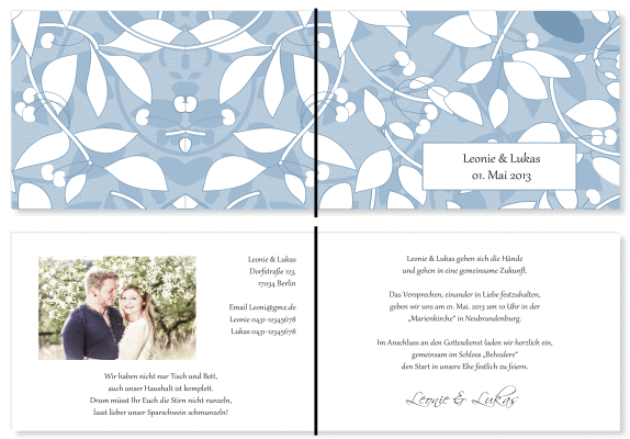  Einladungskarten Hochzeit, Hochzeitseinladungen, Hochzeitskarten, Einladungen f&uuml;r Hochzeit